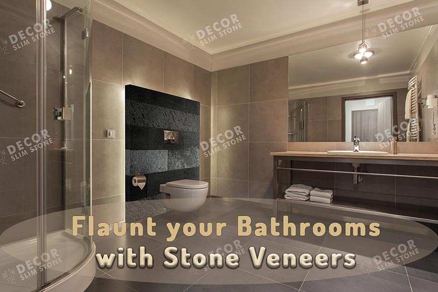 Manufactured Stone Veneer used in Bathroom